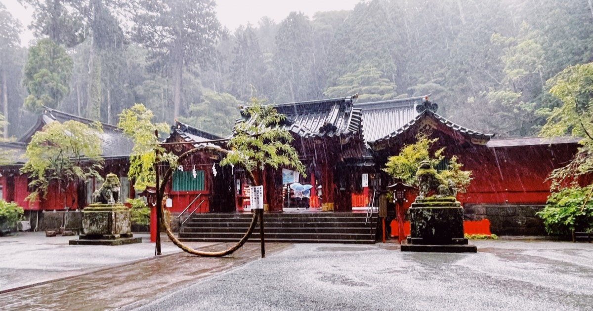 箱根神社　茅の輪